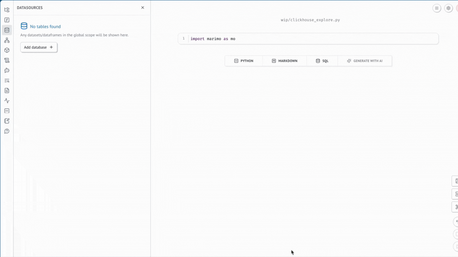 ClickHouse에 연결
